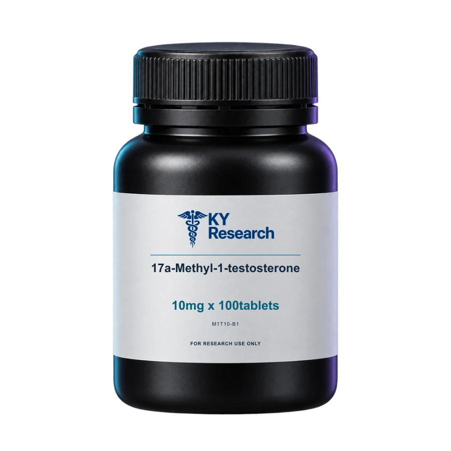 17a-Methyl-1-testosterone · 10mg x 100tablets · 1 bottle · FOR RESEARCH USE ONLY