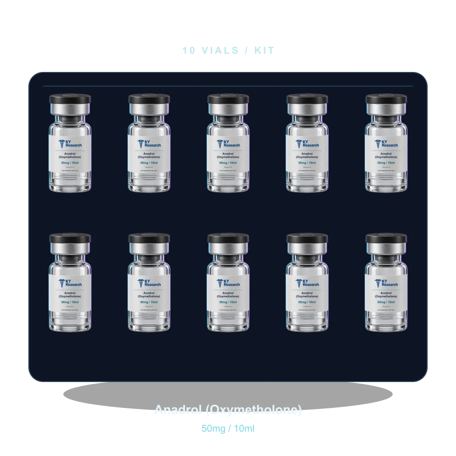 Anadrol (Oxymetholone) · 50mg / 10ml · 10 vials / kit · FOR RESEARCH USE ONLY